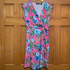 Land’s End Tropical Print Floral Dress Medium